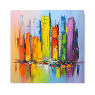 Quadro Stampa su Tela Vibrazione Urbana - CupidoDesign