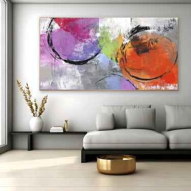 Quadro Stampa su Tela Vibrazioni Calde - CupidoDesign