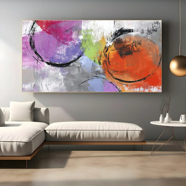 Quadro Stampa su Tela Vibrazioni Calde - CupidoDesign
