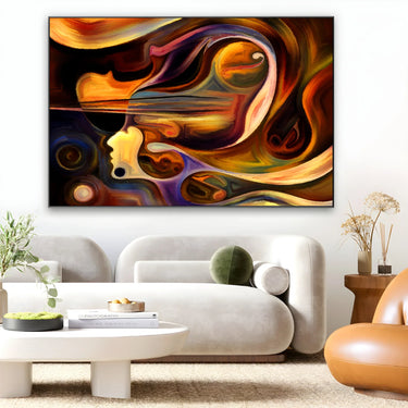 Quadro Stampa su Tela Vibrazioni interiori - CupidoDesign