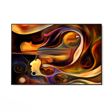 Quadro Stampa su Tela Vibrazioni interiori - CupidoDesign