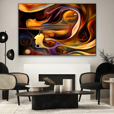 Quadro Stampa su Tela Vibrazioni interiori - CupidoDesign