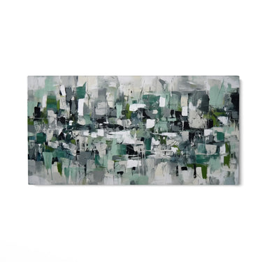 Quadro Stampa su Tela Vibrazioni Verdi - CupidoDesign
