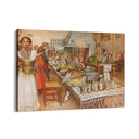 Quadro Stampa su Tela Vigilia di Natale, Carl Larsson - CupidoDesign