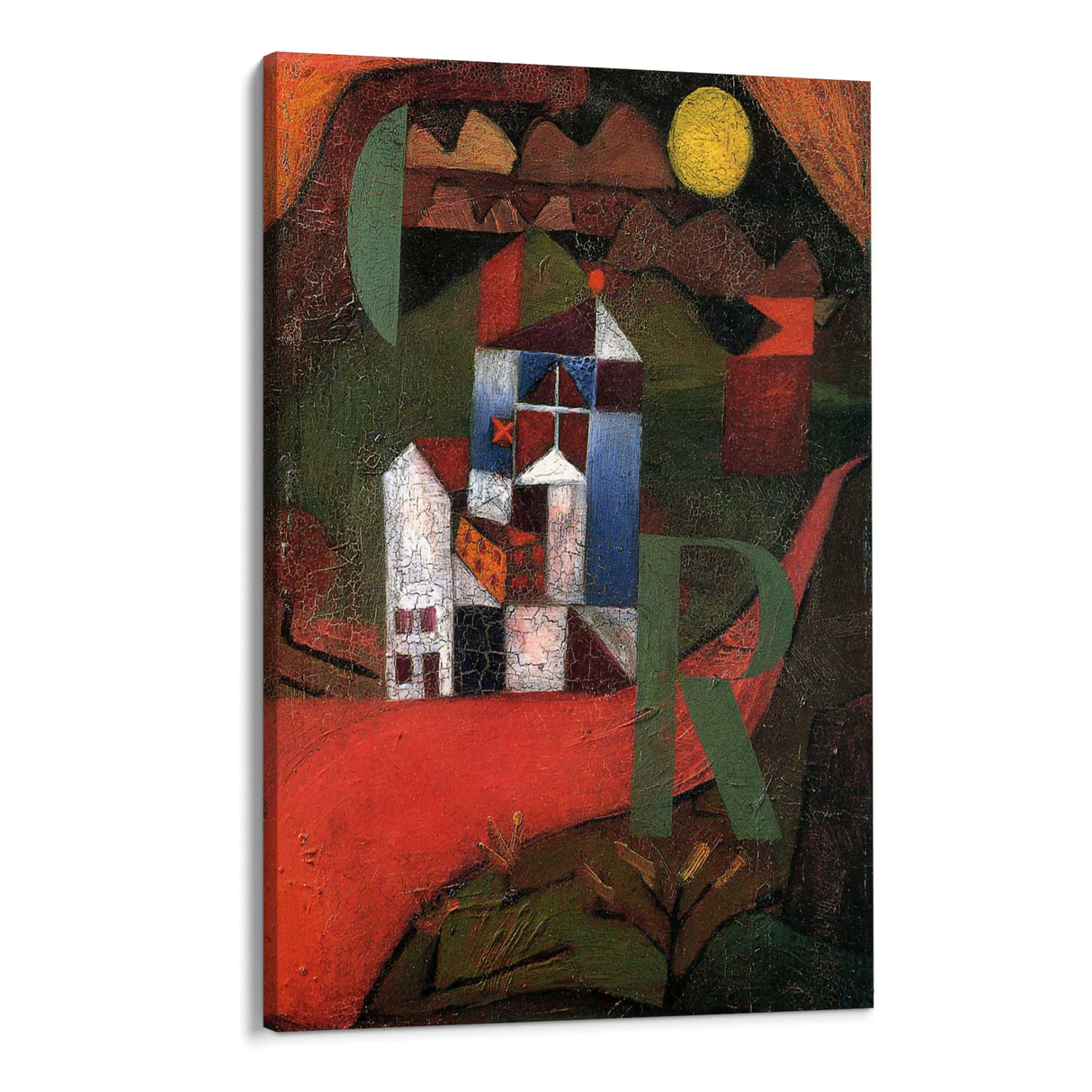 Quadro Stampa su Tela Villa, Paul Klee - CupidoDesign