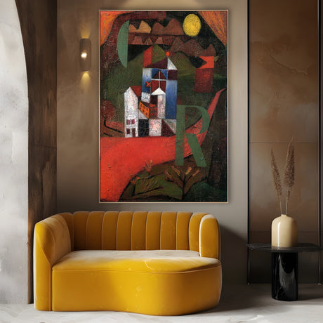 Quadro Stampa su Tela Villa, Paul Klee - CupidoDesign