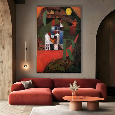 Quadro Stampa su Tela Villa, Paul Klee - CupidoDesign