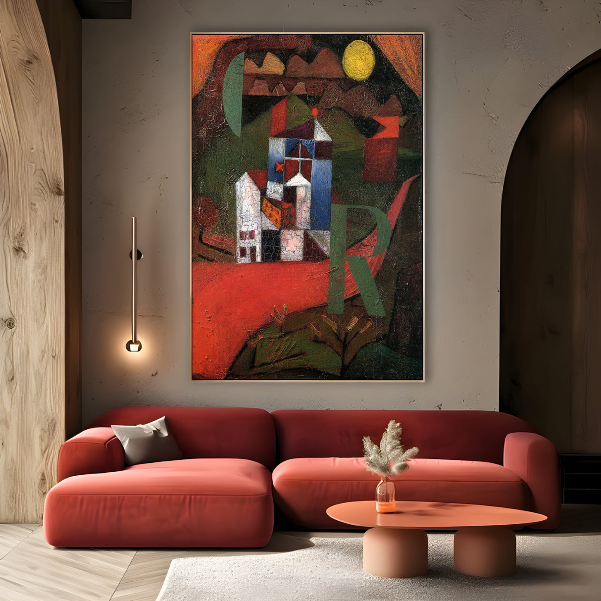 Quadro Stampa su Tela Villa, Paul Klee - CupidoDesign