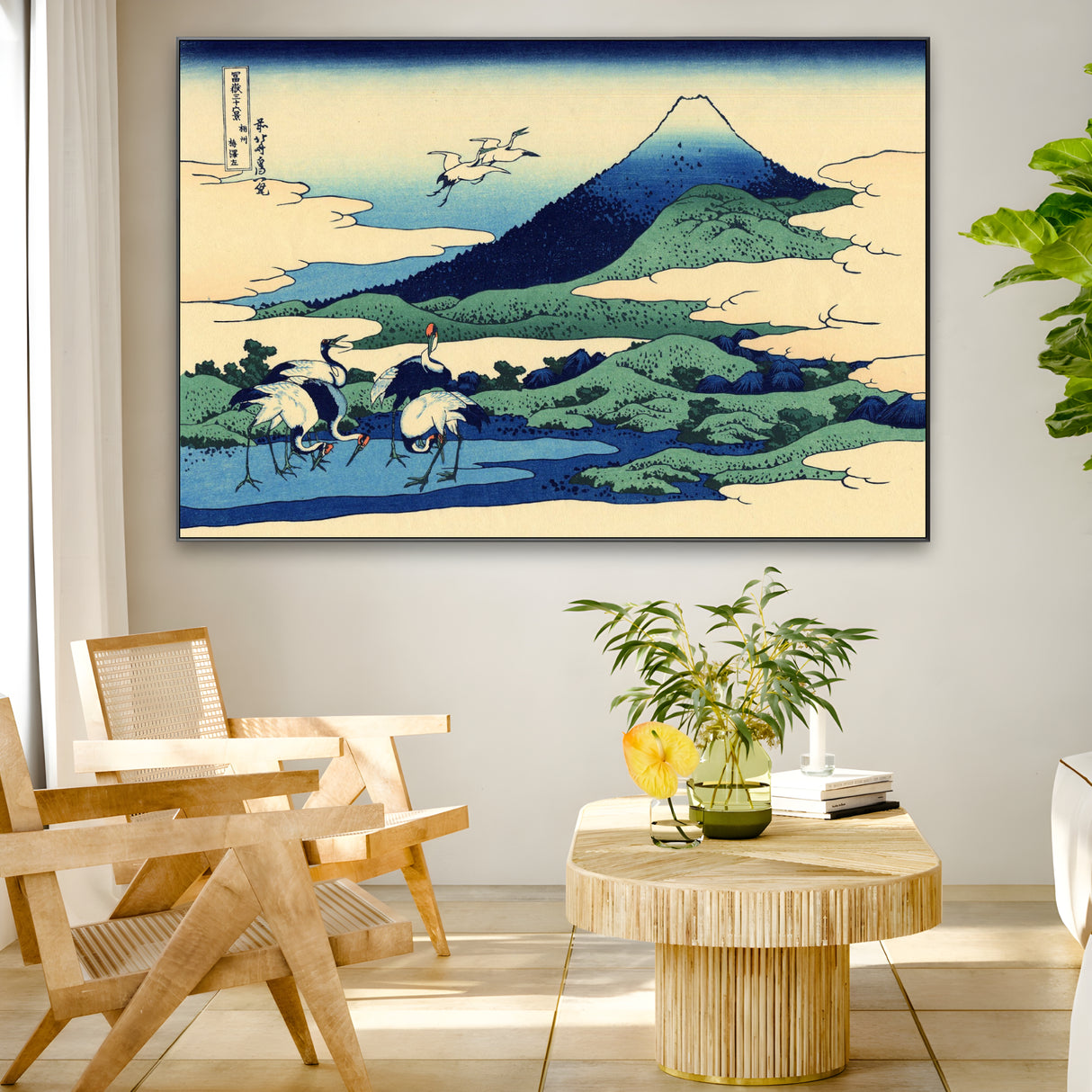 Quadro Stampa su Tela Villaggio di Umezawa a Sagami, Katsushika Hokusai - CupidoDesign