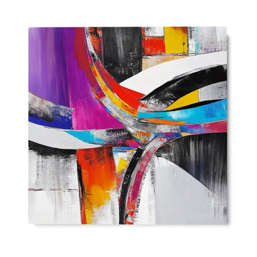Quadro Stampa su Tela Viola Liquido - CupidoDesign