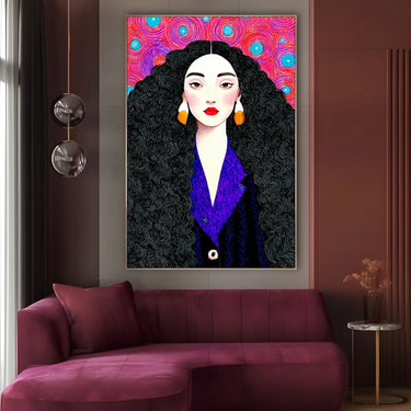 Quadro Stampa su Tela Visione di Velluto - CupidoDesign