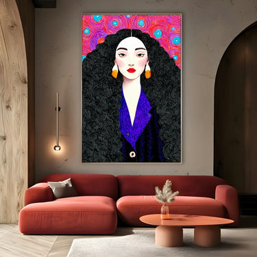 Quadro Stampa su Tela Visione di Velluto - CupidoDesign