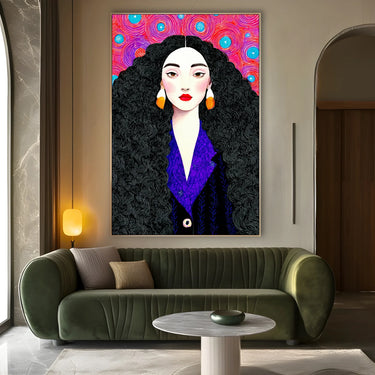 Quadro Stampa su Tela Visione di Velluto - CupidoDesign