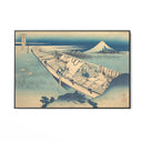 Quadro Stampa su Tela Vista di Fuji da una barca, Katsushika Hokusai - CupidoDesign