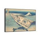 Quadro Stampa su Tela Vista di Fuji da una barca, Katsushika Hokusai - CupidoDesign