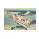 Quadro Stampa su Tela Vista di Fuji da una barca, Katsushika Hokusai - CupidoDesign