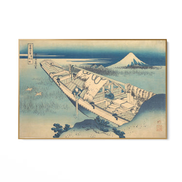 Quadro Stampa su Tela Vista di Fuji da una barca, Katsushika Hokusai - CupidoDesign