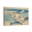 Quadro Stampa su Tela Vista di Fuji da una barca, Katsushika Hokusai - CupidoDesign