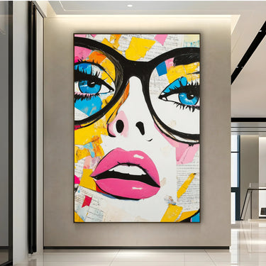 Quadro Stampa su Tela Voce Fluorescente - CupidoDesign