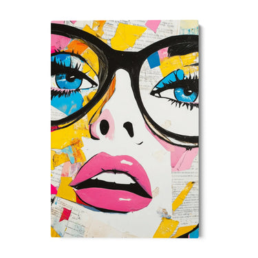 Quadro Stampa su Tela Voce Fluorescente - CupidoDesign