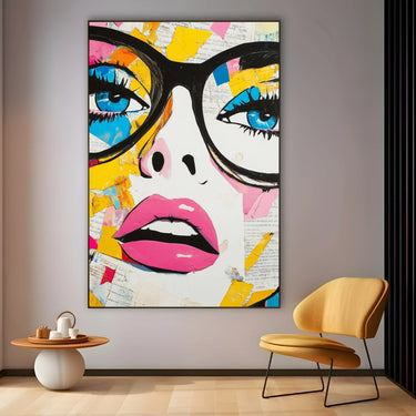 Quadro Stampa su Tela Voce Fluorescente - CupidoDesign