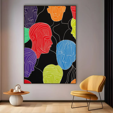 Quadro Stampa su Tela Voce Intensa - CupidoDesign