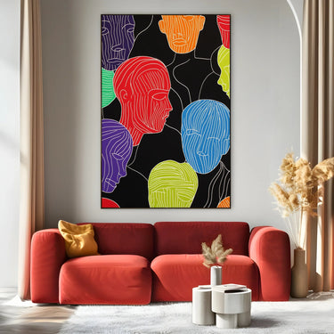 Quadro Stampa su Tela Voce Intensa - CupidoDesign