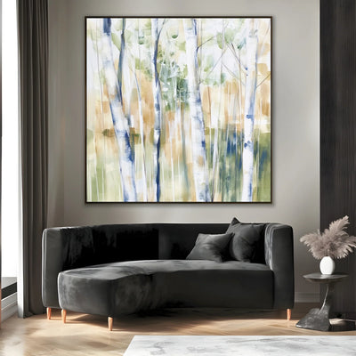 Quadro Stampa su Tela Voci tra i Fusti - CupidoDesign