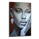 Quadro Stampa su Tela Volti in Fiore - CupidoDesign