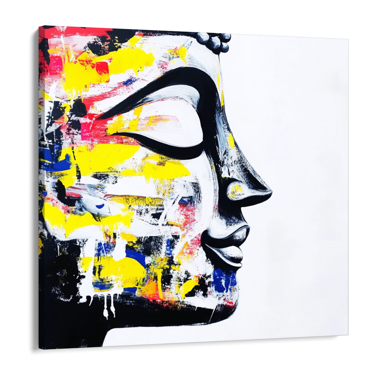 Visage immobile