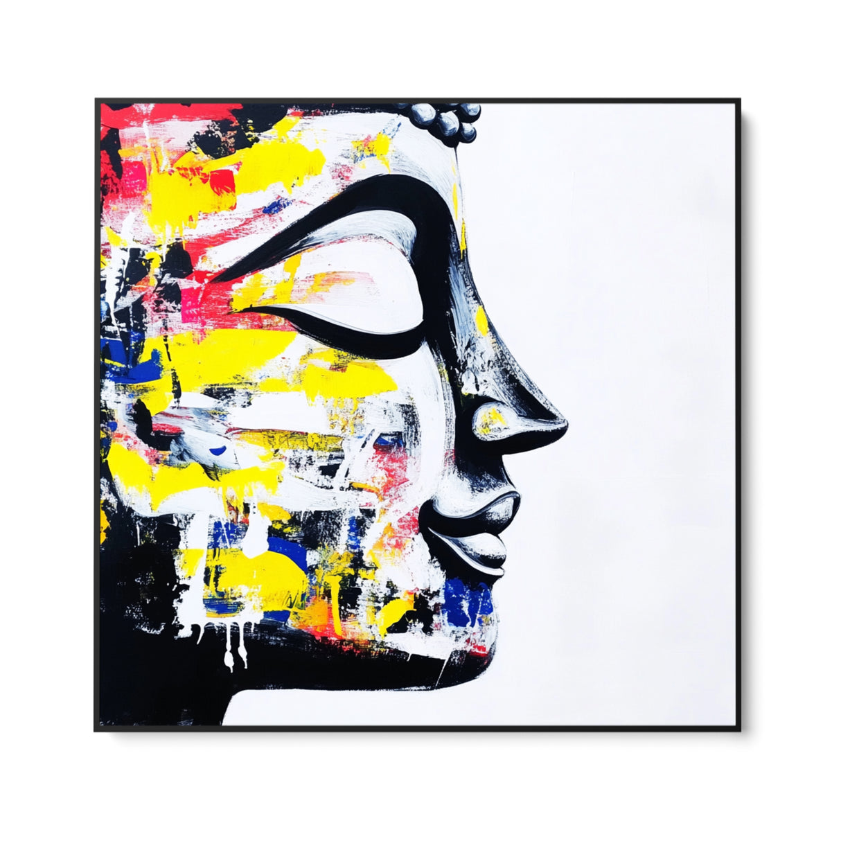 Visage immobile