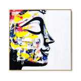 Visage immobile