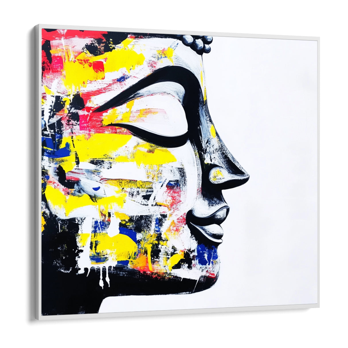 Visage immobile