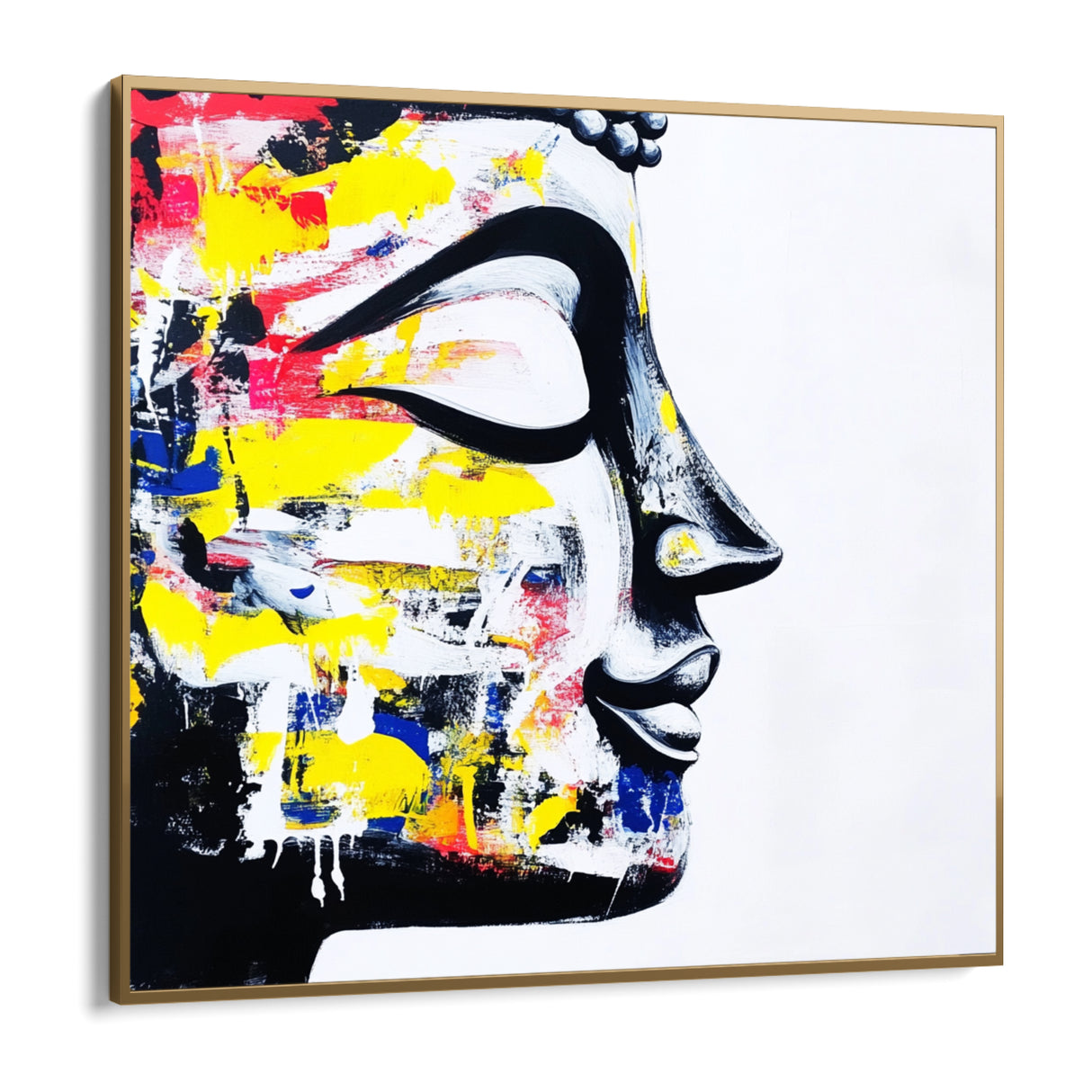 Visage immobile