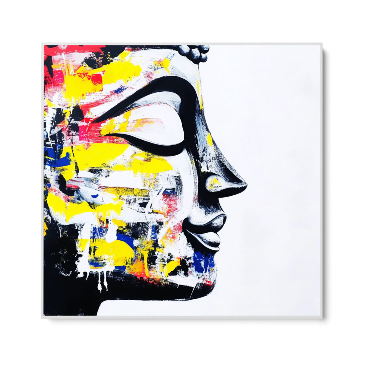 Visage immobile