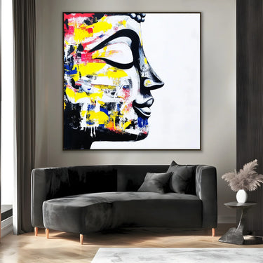 Quadro Stampa su Tela Volto Fermo - CupidoDesign