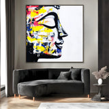 Visage immobile