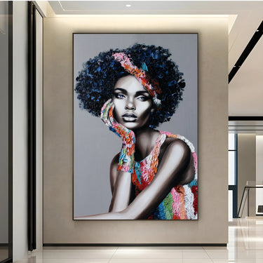 Quadro Stampa su Tela Volto Frammentato - CupidoDesign