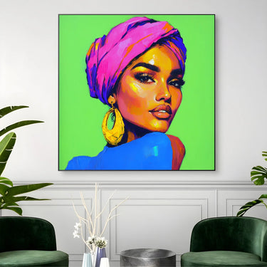 Quadro Stampa su Tela Volto Iconico - CupidoDesign