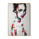 Quadro Stampa su Tela Volto Scomposto - CupidoDesign
