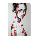 Quadro Stampa su Tela Volto Scomposto - CupidoDesign
