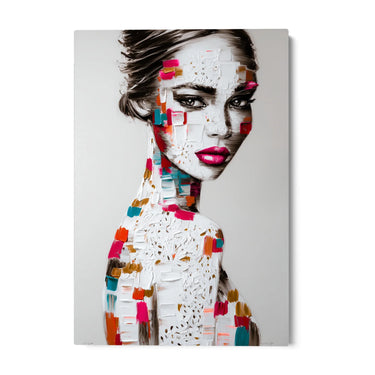 Quadro Stampa su Tela Volto Scomposto - CupidoDesign