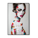 Quadro Stampa su Tela Volto Scomposto - CupidoDesign