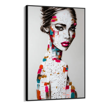 Quadro Stampa su Tela Volto Scomposto - CupidoDesign