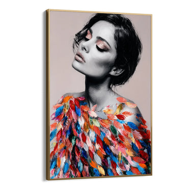 Quadro Stampa su Tela Volto Scoperto - CupidoDesign