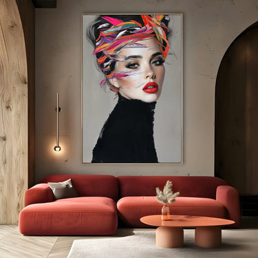 Quadro Stampa su Tela Vortice Vivo - CupidoDesign