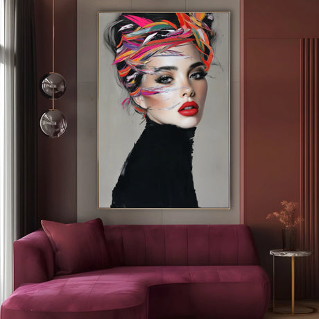 Quadro Stampa su Tela Vortice Vivo - CupidoDesign