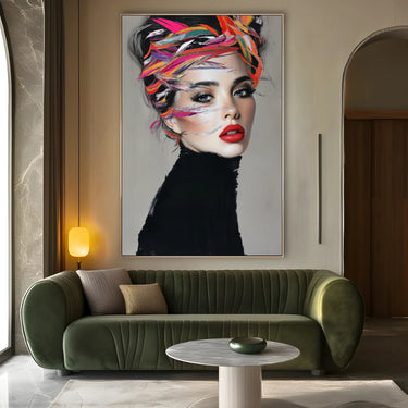 Quadro Stampa su Tela Vortice Vivo - CupidoDesign