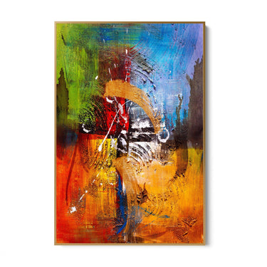Quadro Stampa su Tela Vortici Cromatici - CupidoDesign