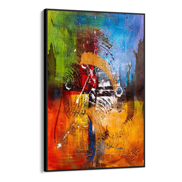 Quadro Stampa su Tela Vortici Cromatici - CupidoDesign